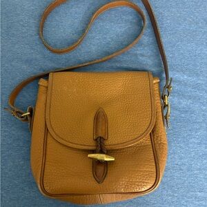 Dooney & Bourke Brown Leather Crossbody Bag